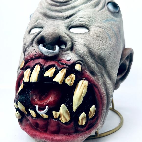 Adult Mask Halloween Scary Ghost Costume Cosplay Spooky Horror Demon Zombie - Picture 1 of 7